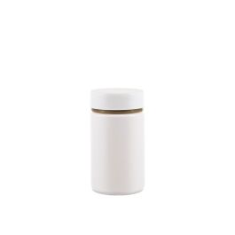 150cc Opaque White Plastic Packer Bottle (F2033H0150) with White Double-Layered Screw Plastic Cap