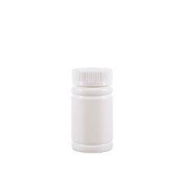 150cc Opaque White Plastic Packer Bottle (F2034H0150) with White Child-Resistant Plastic Cap