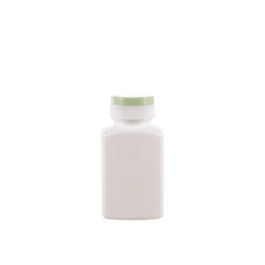 150cc Opaque White Plastic Packer Bottle (F2036H0150) with Flip Top Plastic Cap