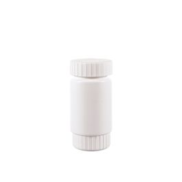 150cc Opaque White Plastic Packer Bottle (F2038H0150) with White Child-Resistant Plastic Cap 