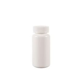 150cc Opaque White Plastic Packer Bottle (F2041H0150) with White Child-Resistant Plastic Cap 