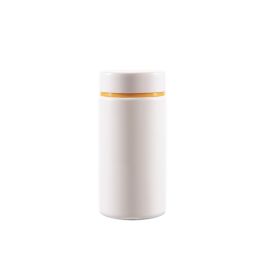 175cc Opaque White Plastic Packer Bottle (F2045H0175) with Double-Layered Screw Plastic Cap