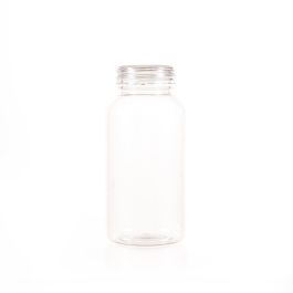 200cc Clear PET Plastic Packer Bottle (F2134P0200) with Clear Screw Cap