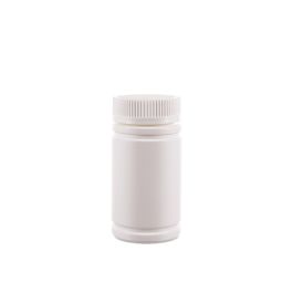 150cc Opaque White Plastic Packer Bottle (F2202H0150) with White Child-Resistant Plastic Cap 