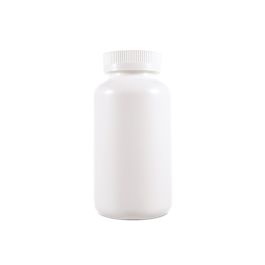 625cc Opaque White Plastic Packer Bottle (F1001H0625) with White Child Resistant Plastic Cap  