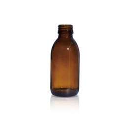 150ml Amber Glass Bottle for Syrup DIN PP 28mm