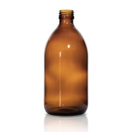 500ml Amber Glass Bottle for Syrup DIN PP 28mm