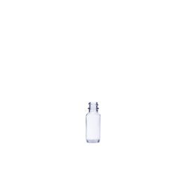 0.5 oz (15 mL) USP Type III Clear Boston Round Glass Bottle with GPI 18-400 Neck Finish