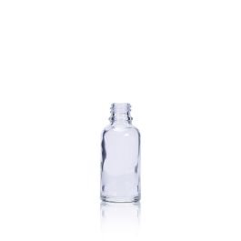 30ml Clear Glass Dropper Bottle DIN 18mm