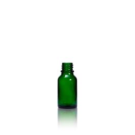 15ml Green Glass Dropper Bottle DIN 18mm