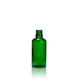 50ml Green Glass Dropper Bottle DIN 18mm