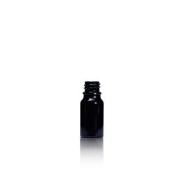 10ml Black Glass Dropper Bottle DIN 18mm