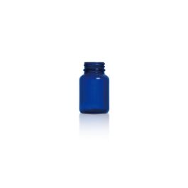 60 mL USP Type III Cobalt Blue Glass Packer Bottle with GPI 33-400 Neck Finish