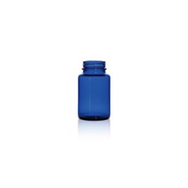 100 mL USP Type III Cobalt Blue Glass Packer Bottle with GPI 38-400 Neck Finish