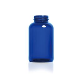 625 mL USP Type III Cobalt Blue Glass Packer Bottle with GPI 53-400 Neck Finish