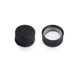 28/400 Black Child-Resistant Plastic Cap to Match Boston Round Glass Bottles with GPI 28/400 Neck Finish (A28400CC01)