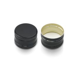 DIN PP 28 (28/410) Aluminium Caps Black Color (AL0106Φ28)