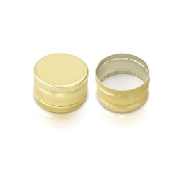DIN PP 28 (28/410) Aluminium Caps Golden Color (AL0105Φ28)