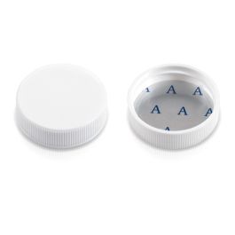 GPI 38/400 White Plain Plastic Cap (F1C38P02CBA01A)