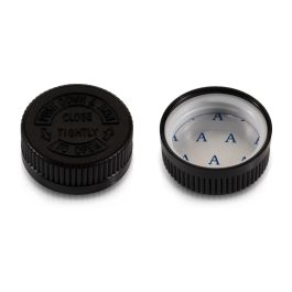GPI 38/400 Black Child-Resistant Plastic Cap (F1C38Y01CHE01A)