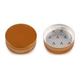 GPI 45/400 ABS Electroplated Gold Plastic Cap (hot stamped double lines on the side) (F1C45A01CYJ01A)