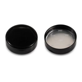 GPI 45/400 Black Flip-Top Plastic Cap (F1C45F01CHE01A)