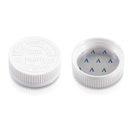 GPI 45/400 White Child-Resistant Plastic Cap (F1C45Y01CBA01A)