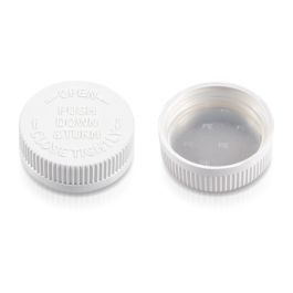 GPI 45/400 White Child-Resistant Plastic Cap (F1C45Y02CBA01F)