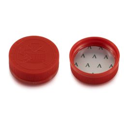 GPI 45/400 Red Child-Resistant Plastic Cap (F1C45Y03CHG03A)
