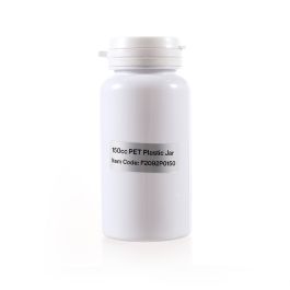 150cc White PET Plastic Packer Bottle (F2092P0150) with White Tear-Off Plastic Cap