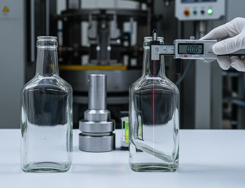 Bottom Offset and Puckered Shoulder Lines: Insights into Consistent Glass Bottle Formation